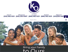Tablet Screenshot of kellamorthodontics.com